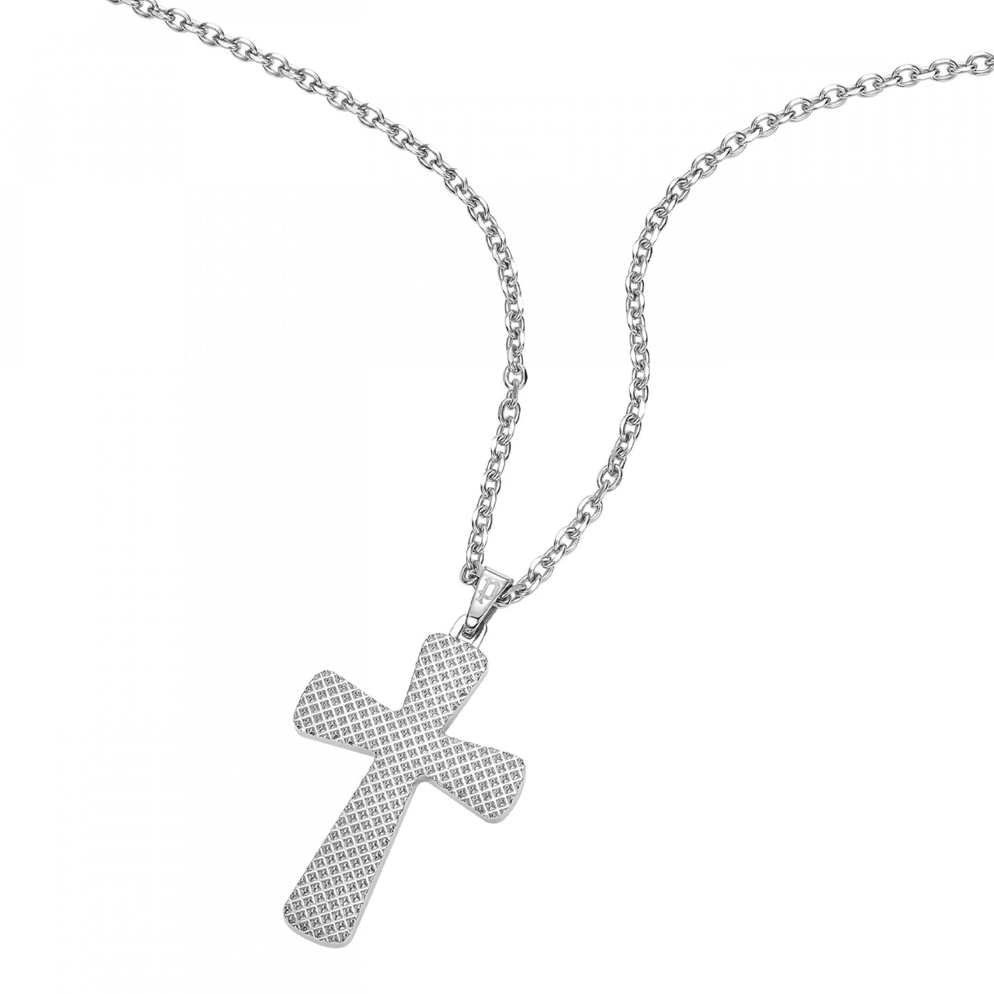 FIO POLICE 'CROSS CORD' PRATEADO 'PEAGN0037801'