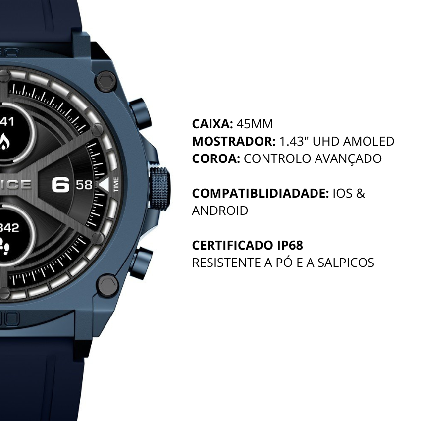 SMARTWATCH POLICE MY.AVATAR AZUL 'PEIUN0000103'