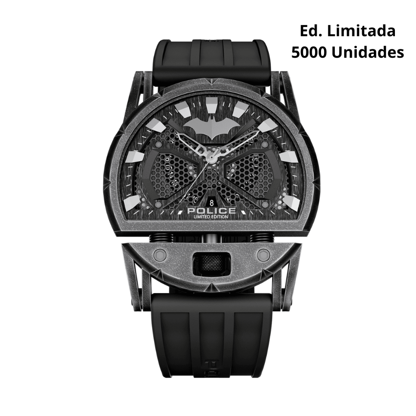 RELÓGIO POLICE 'BATMAN DARK SIDE' PRETO ED.LIMITADA 'PEWGN0075401'