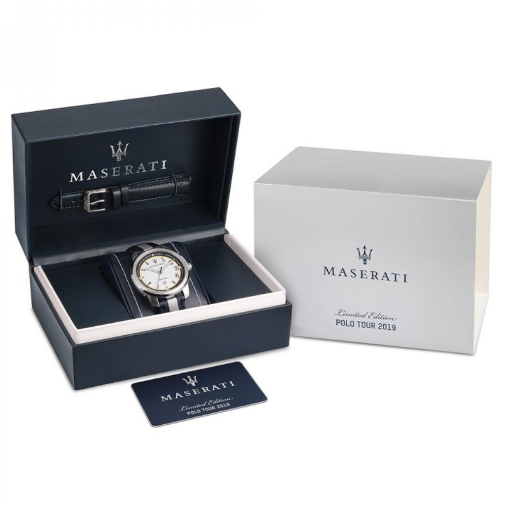 RELÓGIO MASERATI ROYALE PRATEADO ED. LIMITADA 'R8851137005'