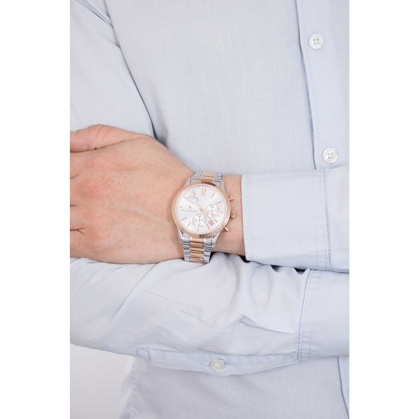 RELÓGIO MASERATI TRADIZIONE CHRONOGRAPH BICOLOR 'R8873625001'