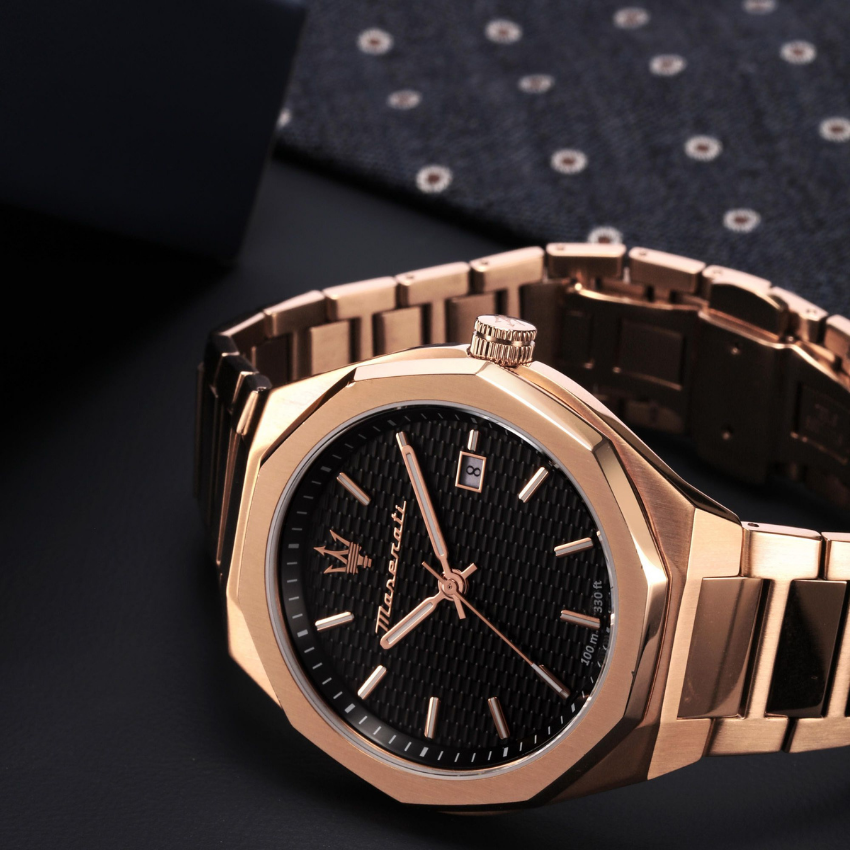 RELÓGIO MASERATI STILE ROSE GOLD 'R8873642007'