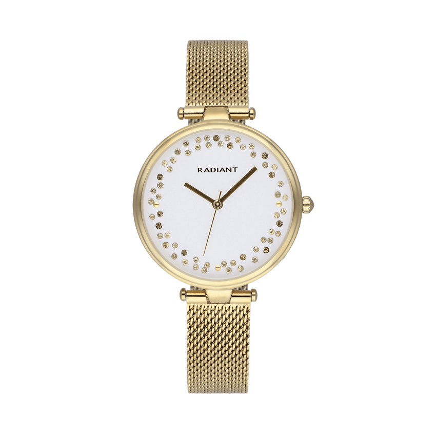 RELÓGIO RADIANT THE CIRCLE DOURADO 'RA543202'