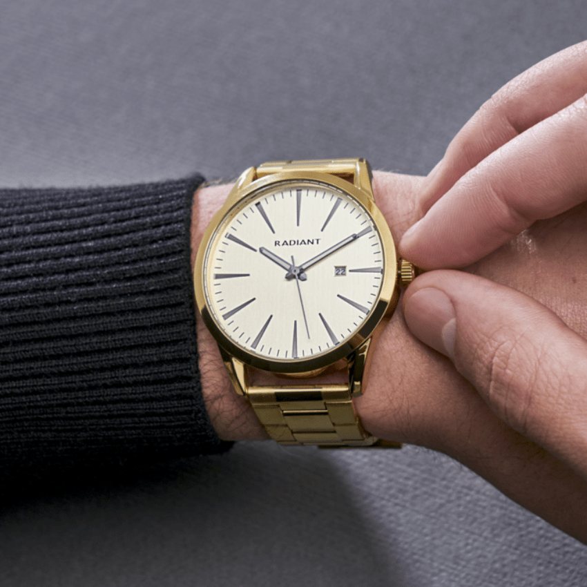 RELÓGIO RADIANT MONOCROM DOURADO 'RA591203'