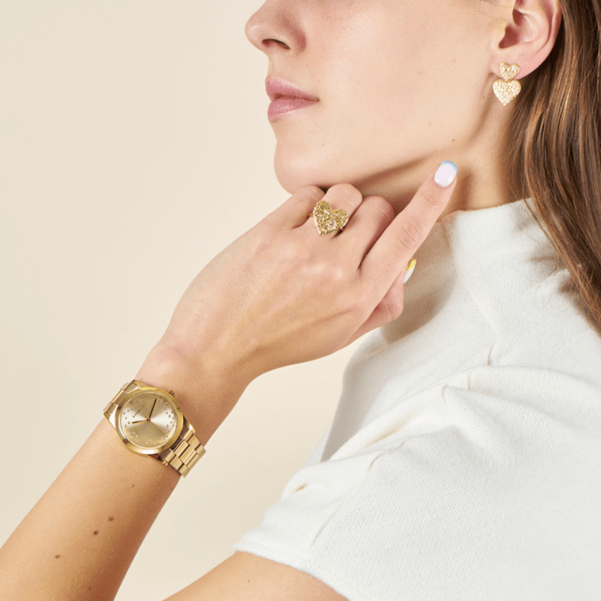 RELÓGIO RADIANT FIJI DOURADO 'RA606203'