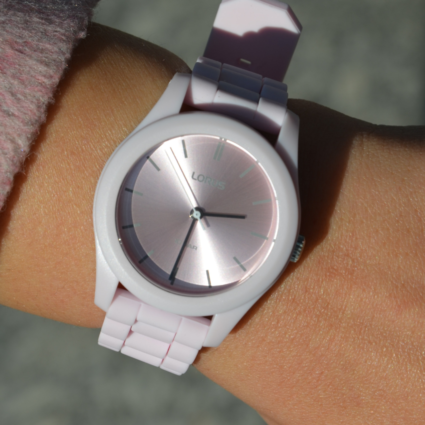 RELÓGIO LORUS ROSA 'RG257RX9'