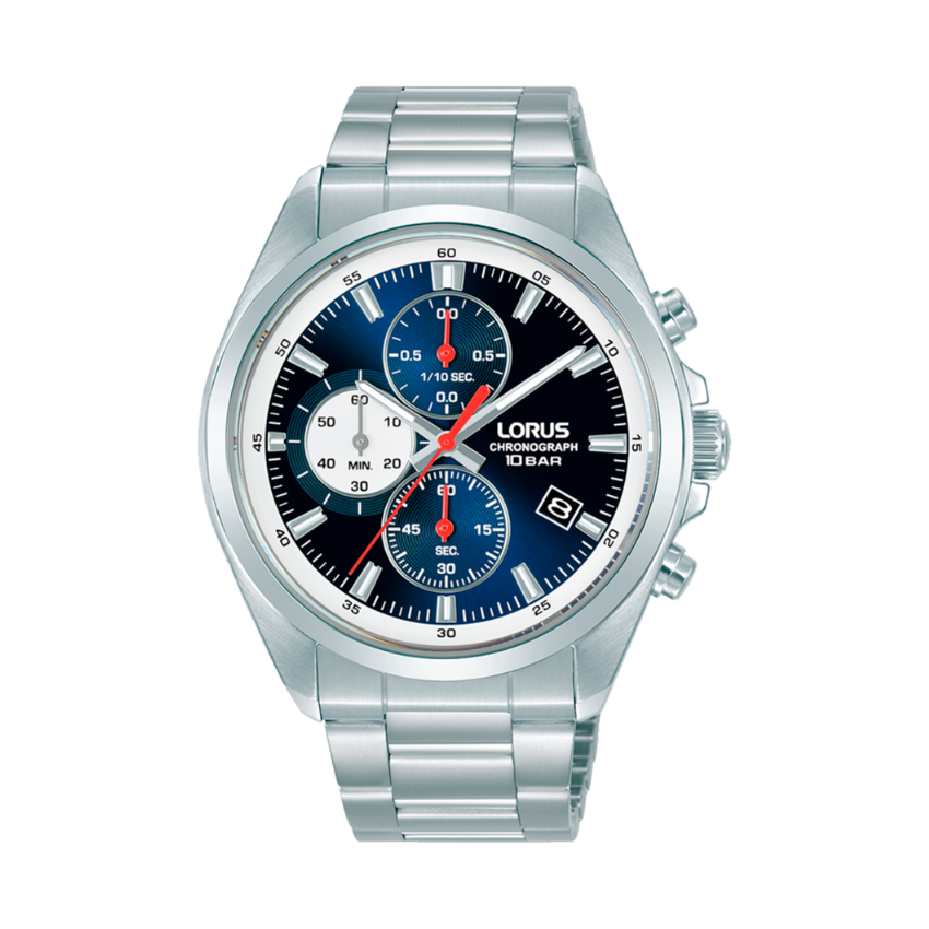 RELÓGIO LORUS 'MAN SPORTS' PRATEADO 'RM383JX9'