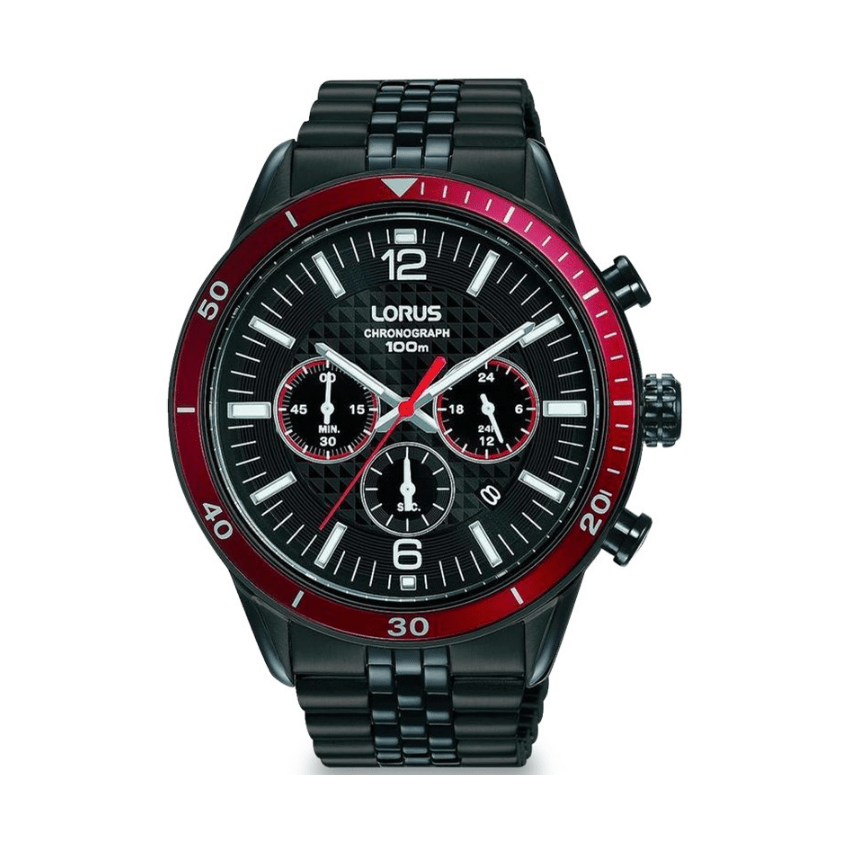 RELÓGIO LORUS SPORTS MAN PRETO 'RT331JX9'
