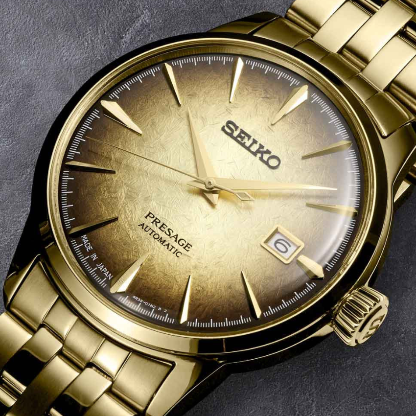 RELÓGIO SEIKO PRESAGE COCKTAIL TIME HALF & HALF AUTOMÁTICO 'SRPK48J1'
