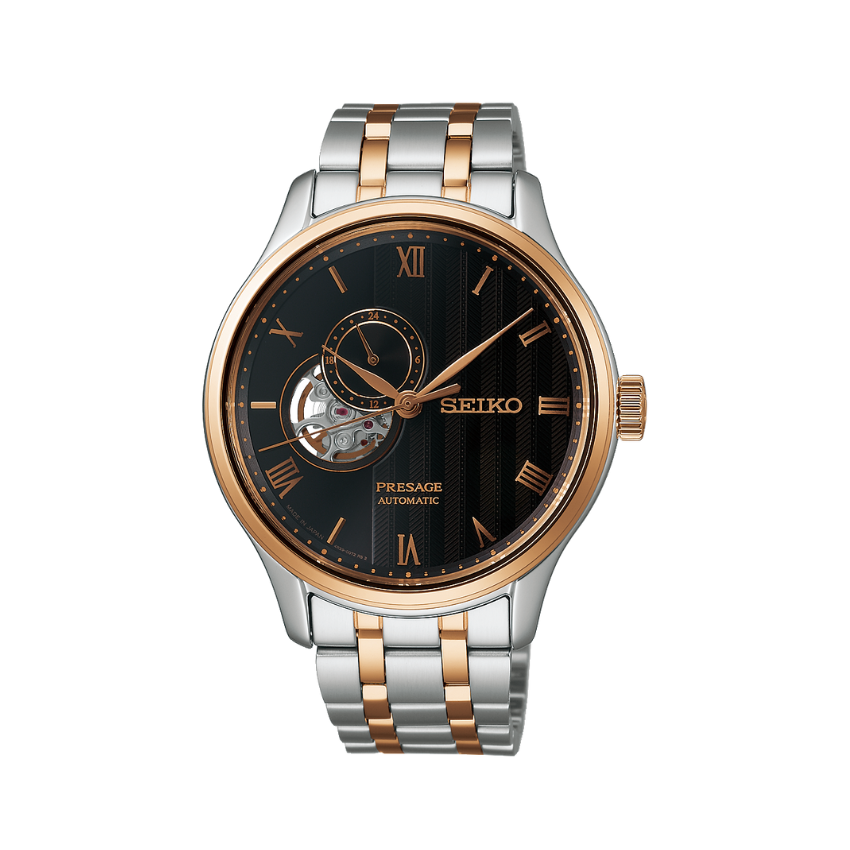 RELÓGIO SEIKO 'PRESAGE JAPANESE GARDEN' BICOLOR 'SSA466J1'