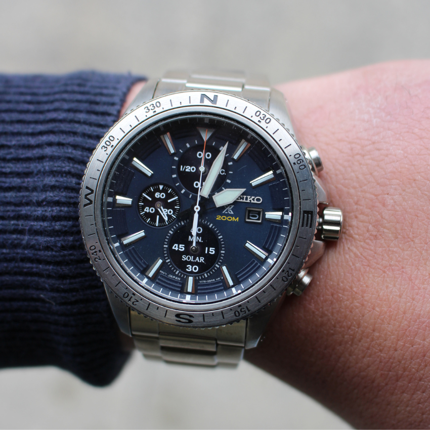 RELOGIO SEIKO PROSPEX TERRA PRATEADO SSC703P1 Amadeu Ourivesaria