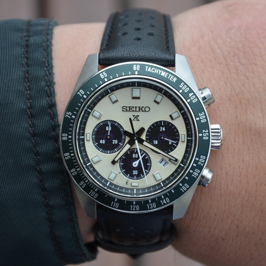 RELÓGIO SEIKO PROSPEX SPEEDTIMER 'RACING SPORTS' PRATEADO 'SSC943P1'