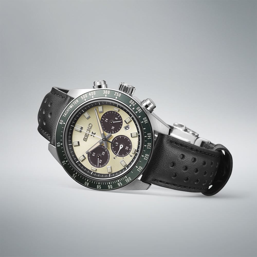 RELÓGIO SEIKO PROSPEX SPEEDTIMER 'RACING SPORTS' PRATEADO 'SSC943P1'