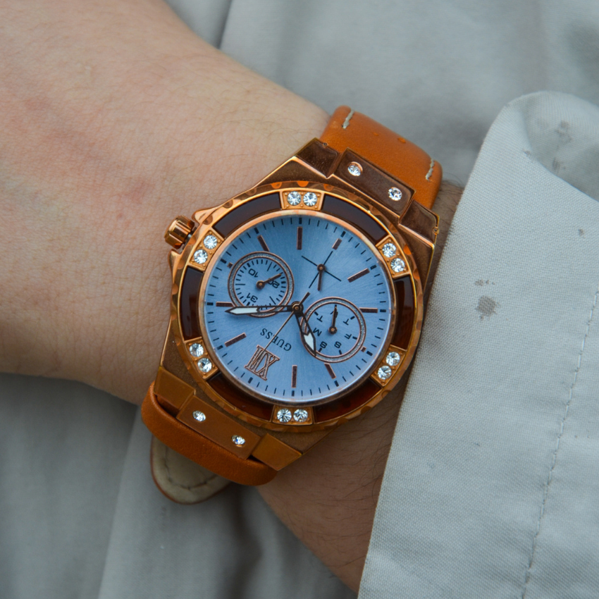 RELÓGIO GUESS 'LIMELIGHT' ROSE GOLD 'W0775L7'