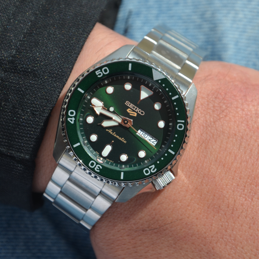 RELÓGIO SEIKO 5 SPORTS 'SPORTS' PRATEADO 'SRPD63K1'