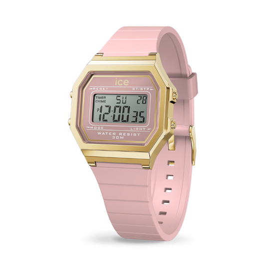 RELÓGIO ICE 'DIGIT RETRO' 'BLUSH PINK' '022056'