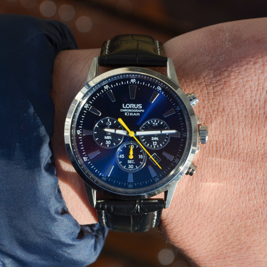 RELÓGIO LORUS 'MAN SPORTS' PRATEADO 'RT317LX9'