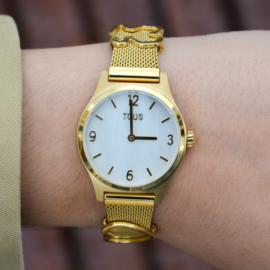 RELÓGIO TOUS 'EPIC ICON MESH' DOURADO '3000135900'