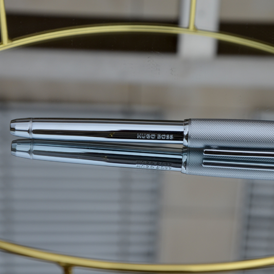 ROLLERBALL HUGO BOSS 'PACE' PRATEADA 'HSL5655B'