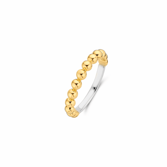 ANEL TI SENTO PRATA 925 DOURADO T.16 '12181SY/56'