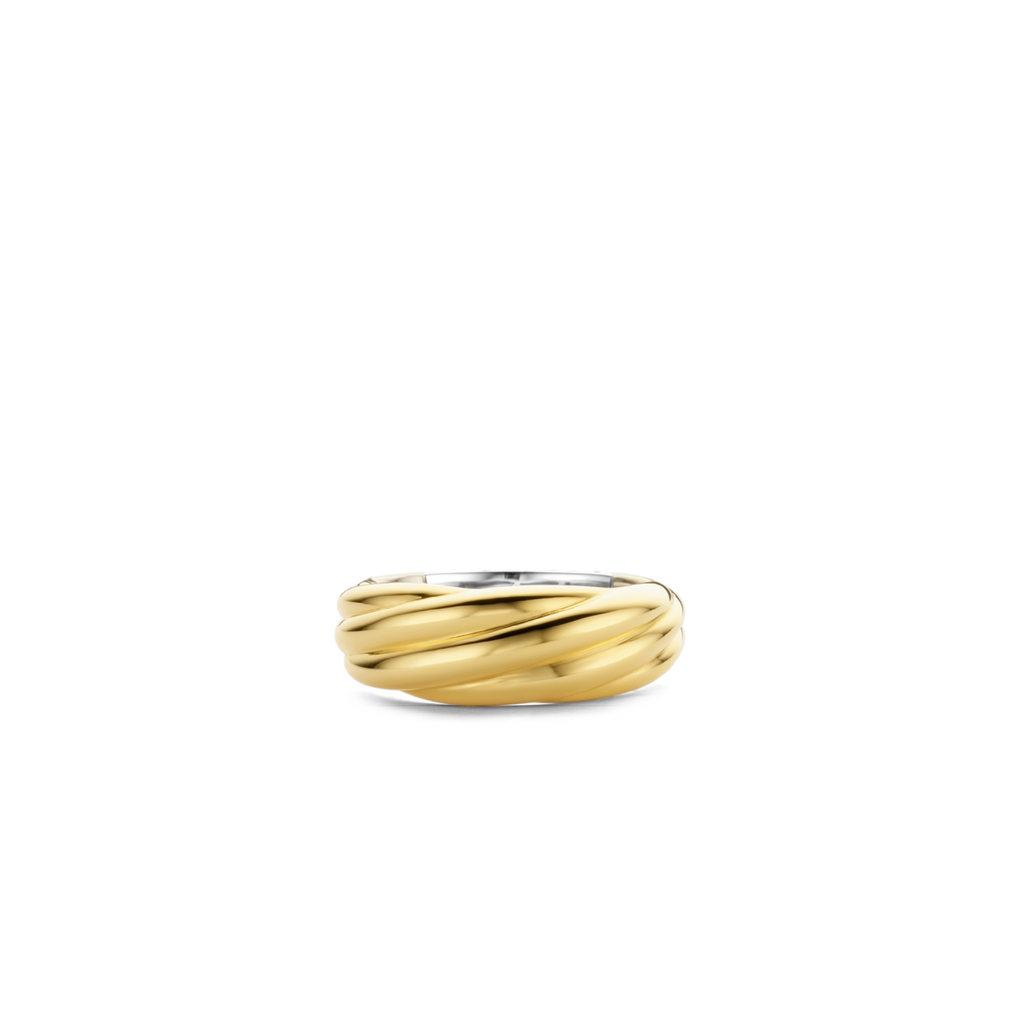 ANEL TI SENTO PRATA 925 DOURADO T.16 '12239SY/56'