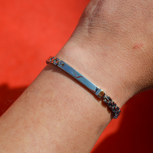 PULSEIRA MASERATI 'ICONIC' AÇO 'JM324AVD55'