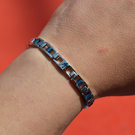 PULSEIRA MASERATI 'CERAMIC' AÇO E CERÂMICA 'JM225ATZ59'