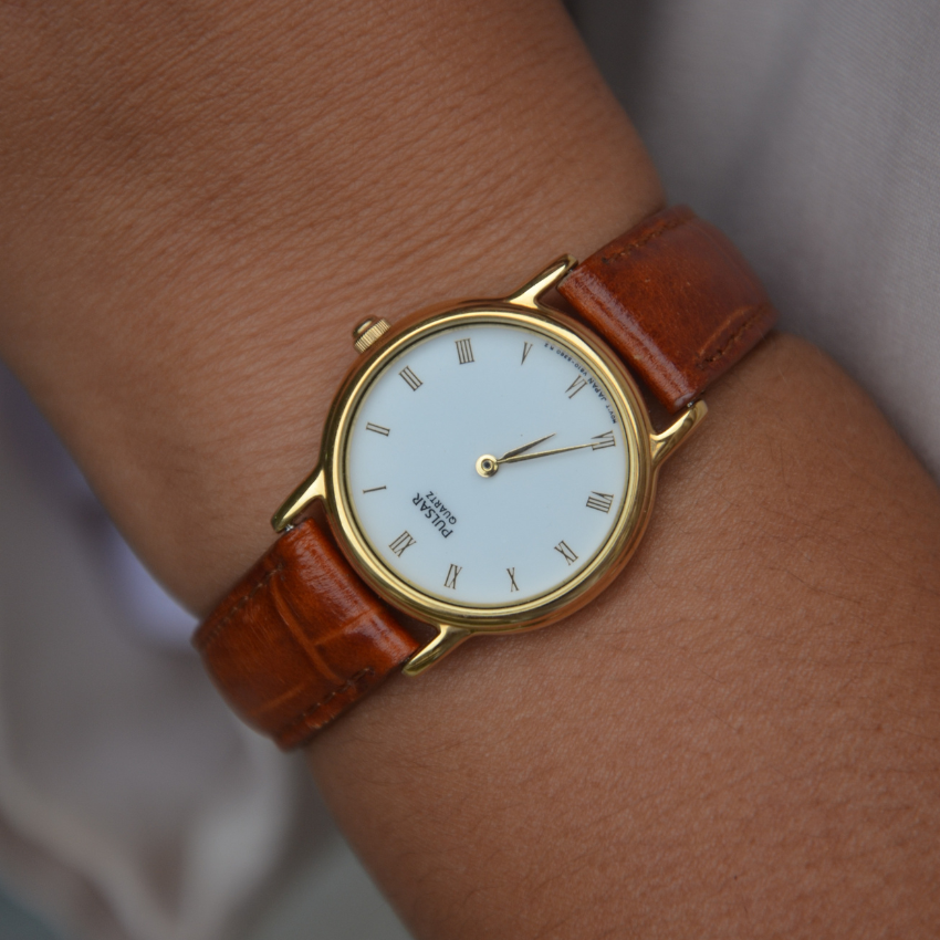 RELÓGIO PULSAR DOURADO