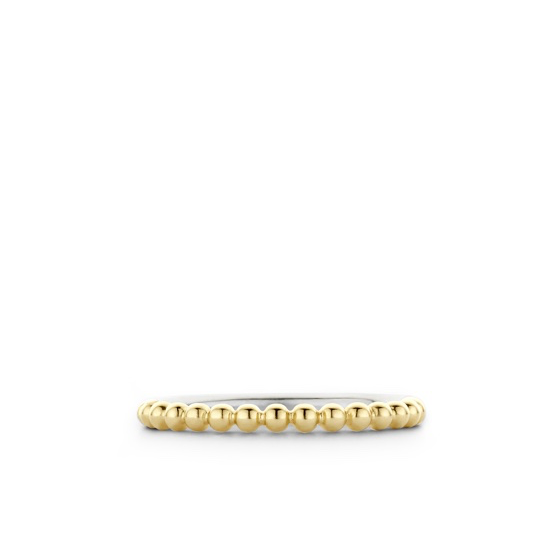 ANEL TI SENTO PRATA 925 DOURADO T.16 '1937SY/56'