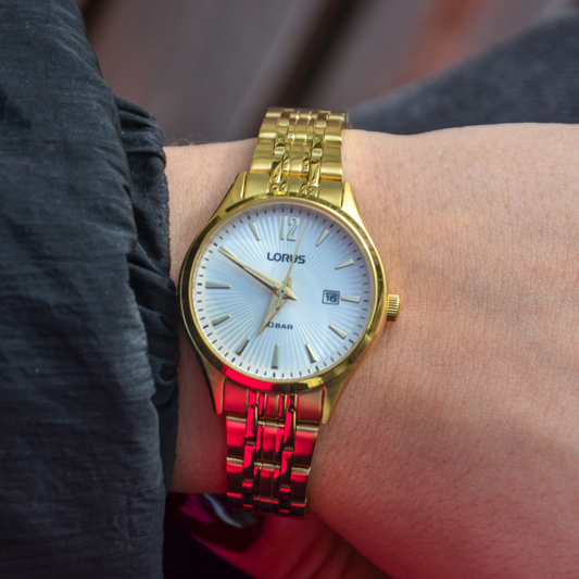 RELÓGIO LORUS 'WOMAN CLASSIC' DOURADO 'RJ204CX9'