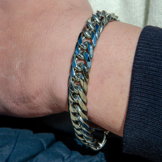PULSEIRA POLICE PROOF PRATEADO TAM. L 'PJ25507BSS01-L'