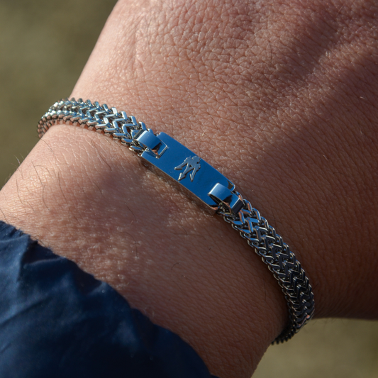 PULSEIRA MASERATI 'ICONIC' AÇO 'JM425AVD104'