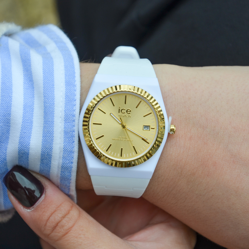 RELÓGIO ICE WATCH 'ICE POWER PW1' 'GOLDEN WHITE' '024765'