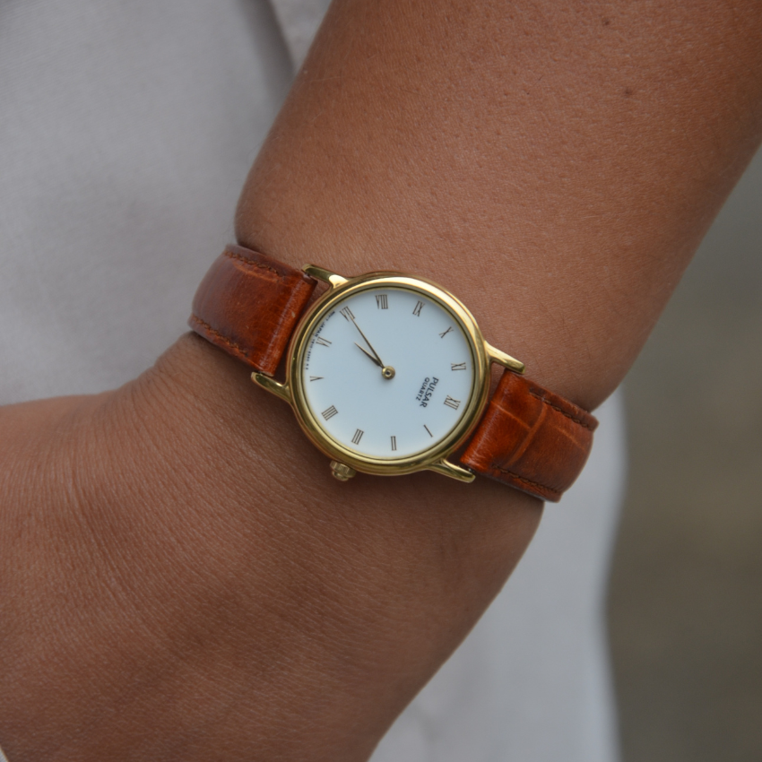 RELÓGIO PULSAR DOURADO