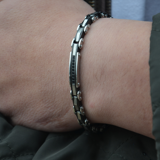 PULSEIRA 2JEWELS 'TYPE' AÇO BICOLOR '232081'