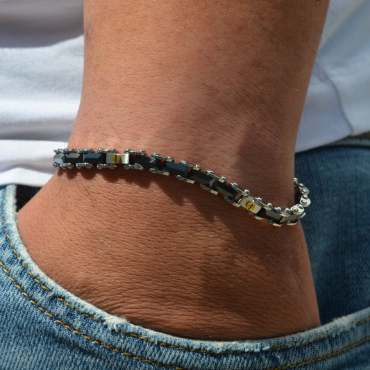 PULSEIRA 2JEWELS 'TYPE' AÇO '232469'