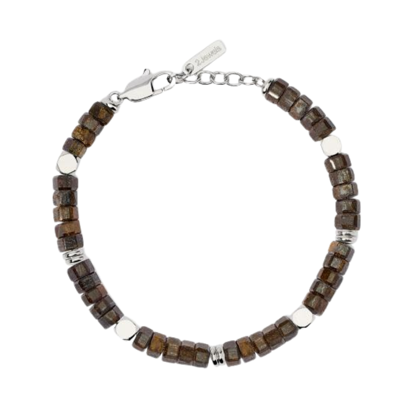 PULSEIRA 2JEWELS 'ORIGINAL' AÇO PRATEADO E PEDRAS '232612'