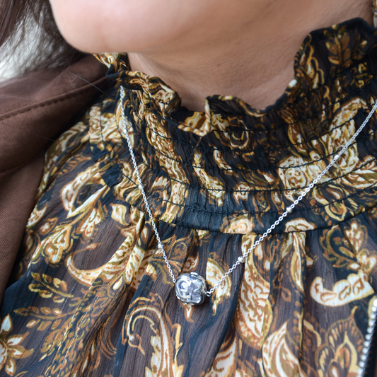 FIO GUESS 4G LOGO BOULE AÇO PRATEADO 'JUBN01388JWRHT-U'