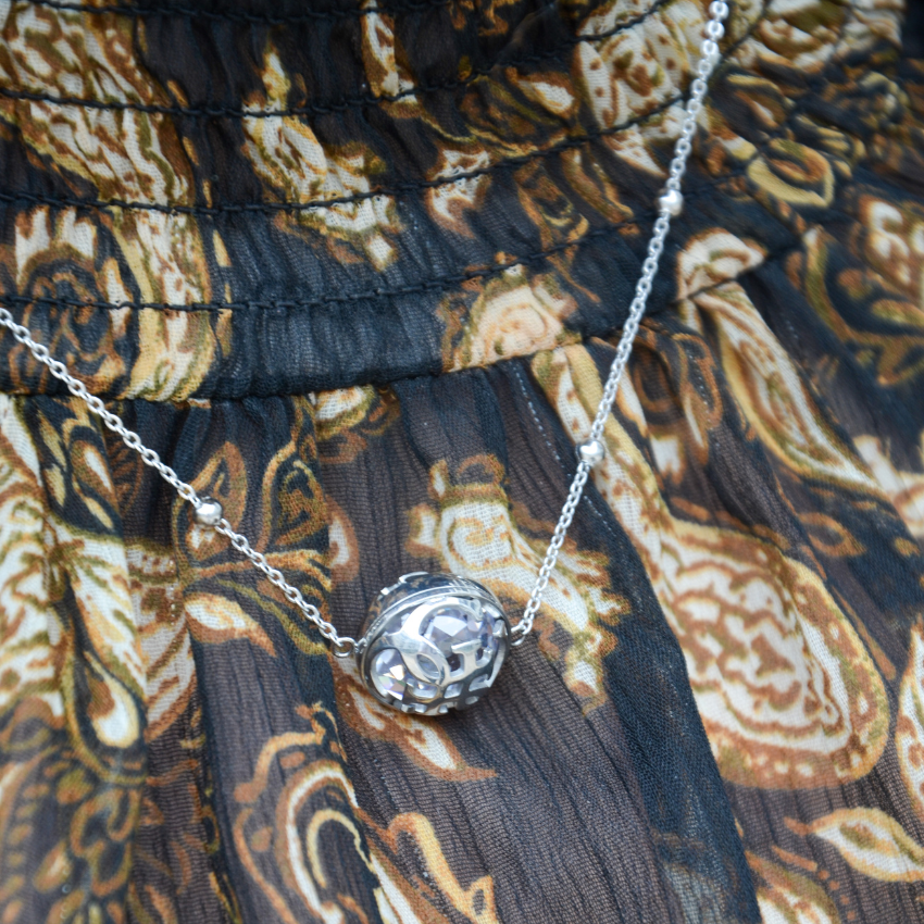 FIO GUESS 4G LOGO BOULE AÇO PRATEADO 'JUBN01388JWRHT-U'