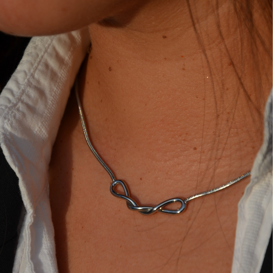 FIO TOMMY HILFIGER TWIST AÇO PRATEADO '2780735'