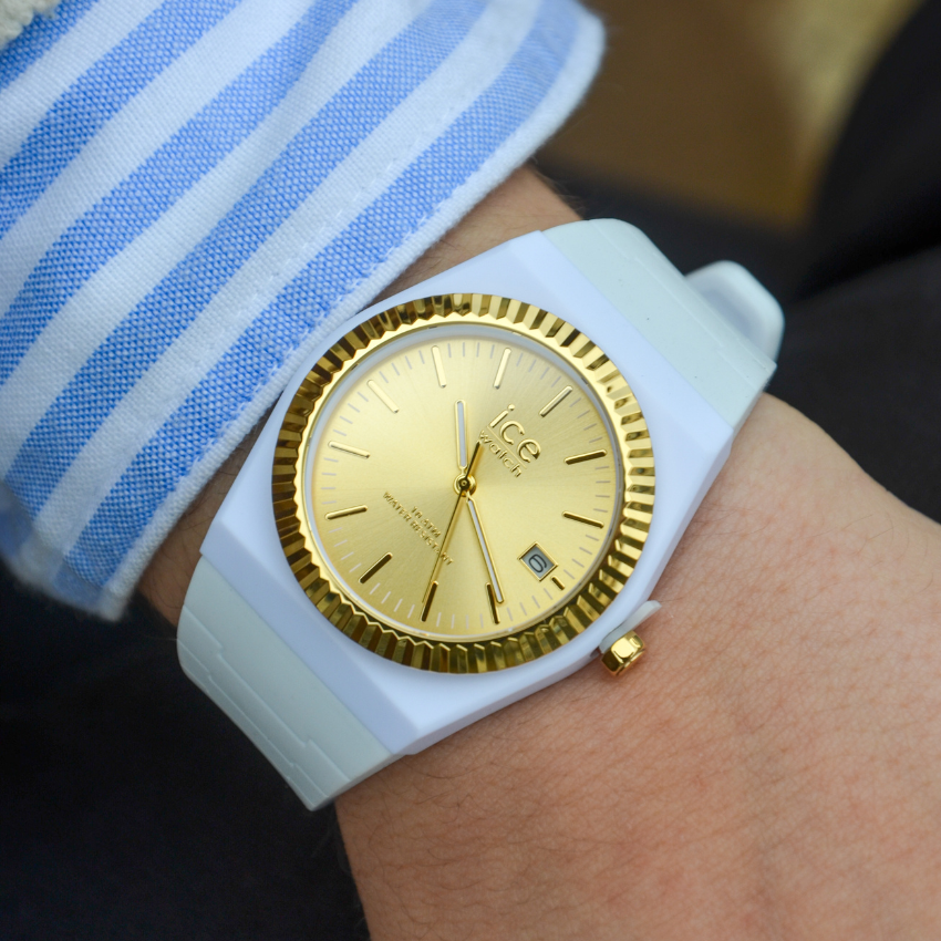 RELÓGIO ICE WATCH 'ICE POWER PW1' 'GOLDEN WHITE' '024765'