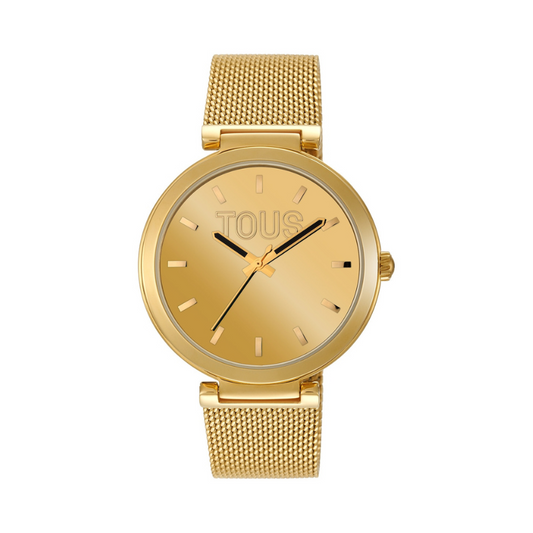 RELÓGIO TOUS 'S-MESH MIRROR' DOURADO '3000142300'