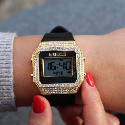 RELÓGIO GUESS 'ZOOM' DOURADO 'GW0430L2'