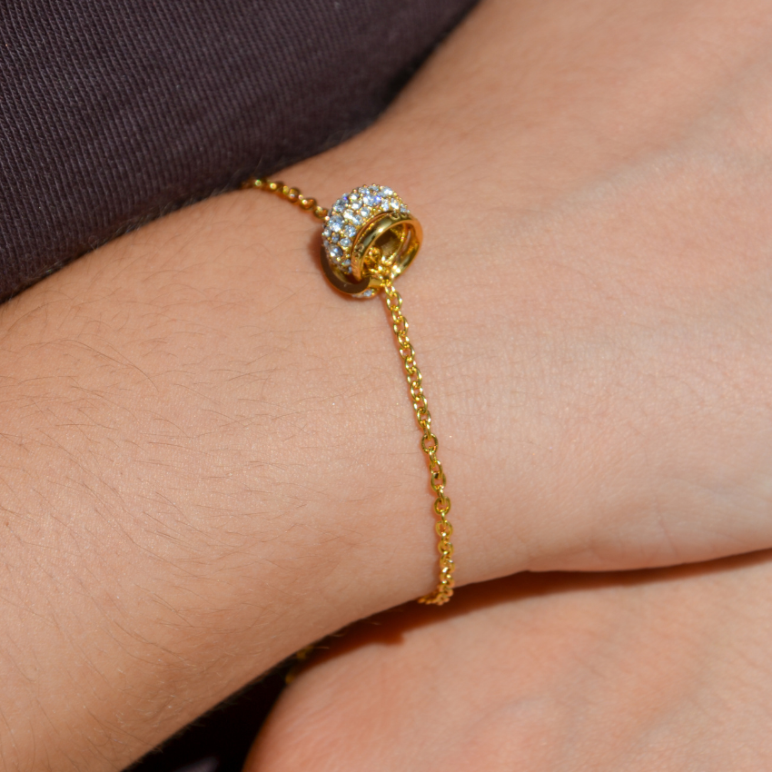 PULSEIRA GUESS 'FABULOUS ME' AÇO DOURADO 'JUBB05196JWYGS'