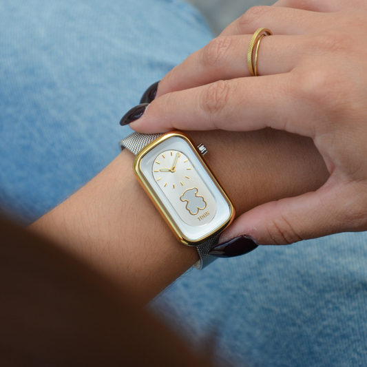 RELÓGIO TOUS 'T-BAND CLUB' BICOLOR '3000140700'