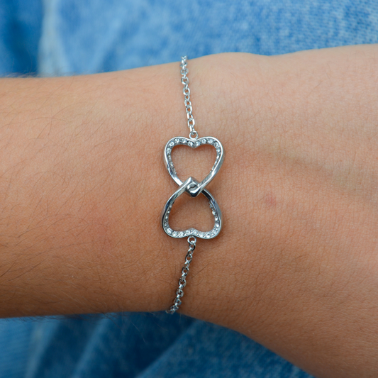 PULSEIRA GUESS 'MON AMOUR' AÇO PRATEADO 'JUBB04618JWRHS'