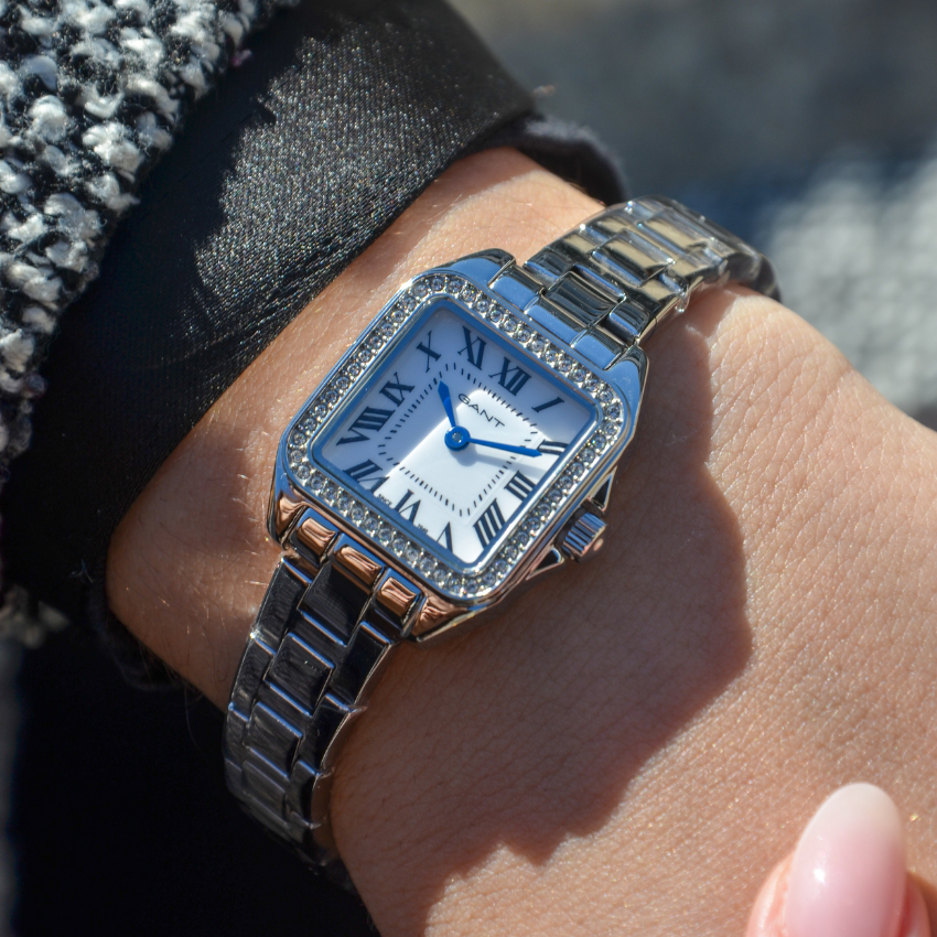 RELÓGIO GANT 'SENECA BIJOU' PRATEADO 'G193101'