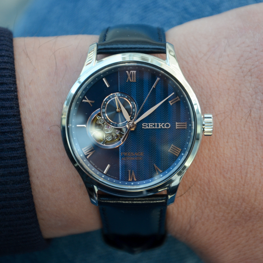 RELÓGIO SEIKO 'PRESAGE JAPANESE GARDEN' PRATEADO 'SSA421J1'