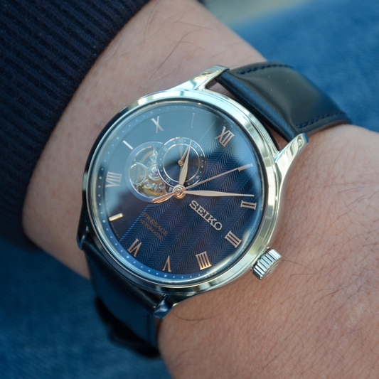 RELÓGIO SEIKO 'PRESAGE JAPANESE GARDEN' PRATEADO 'SSA421J1'