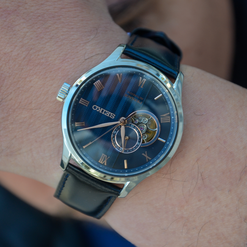 RELÓGIO SEIKO 'PRESAGE JAPANESE GARDEN' PRATEADO 'SSA421J1'